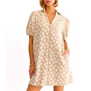 Entro Daisy Beige Dress Dress Size M